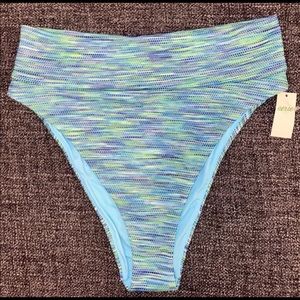 Aerie high cut cheeky space dye bikini bottom